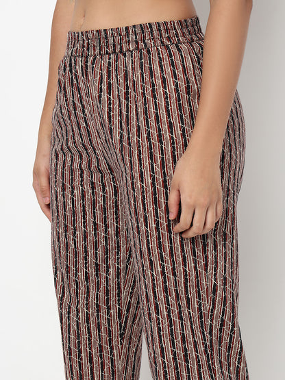 Printed Sleeveless Kurta with Pant Set