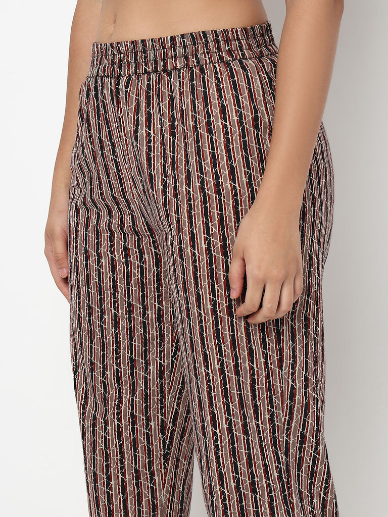 Printed Sleeveless Kurta with Pant Set