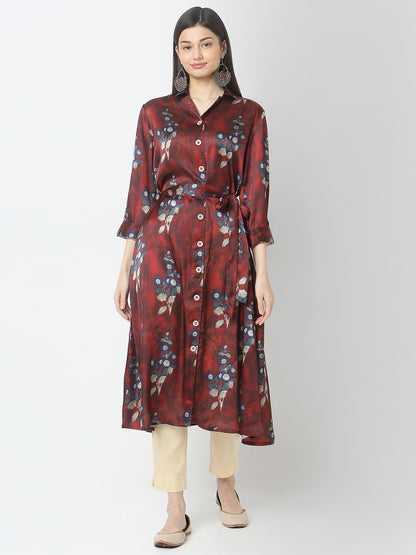 Straight Fit Printed Kurta
