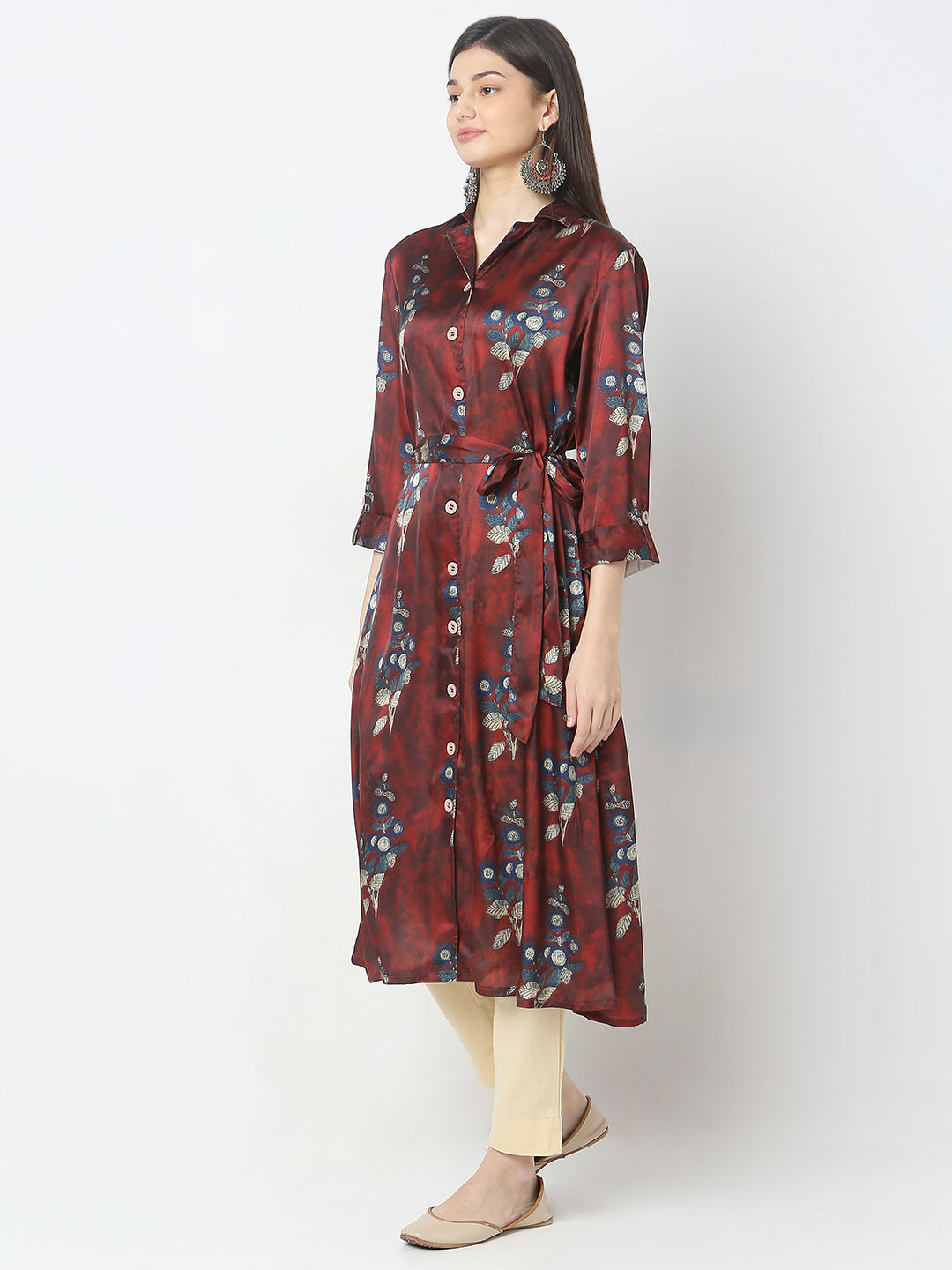 Straight Fit Printed Kurta
