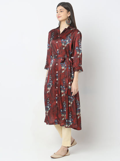 Straight Fit Printed Kurta