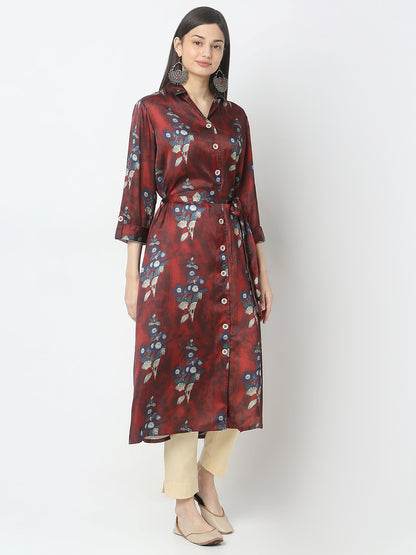 Straight Fit Printed Kurta