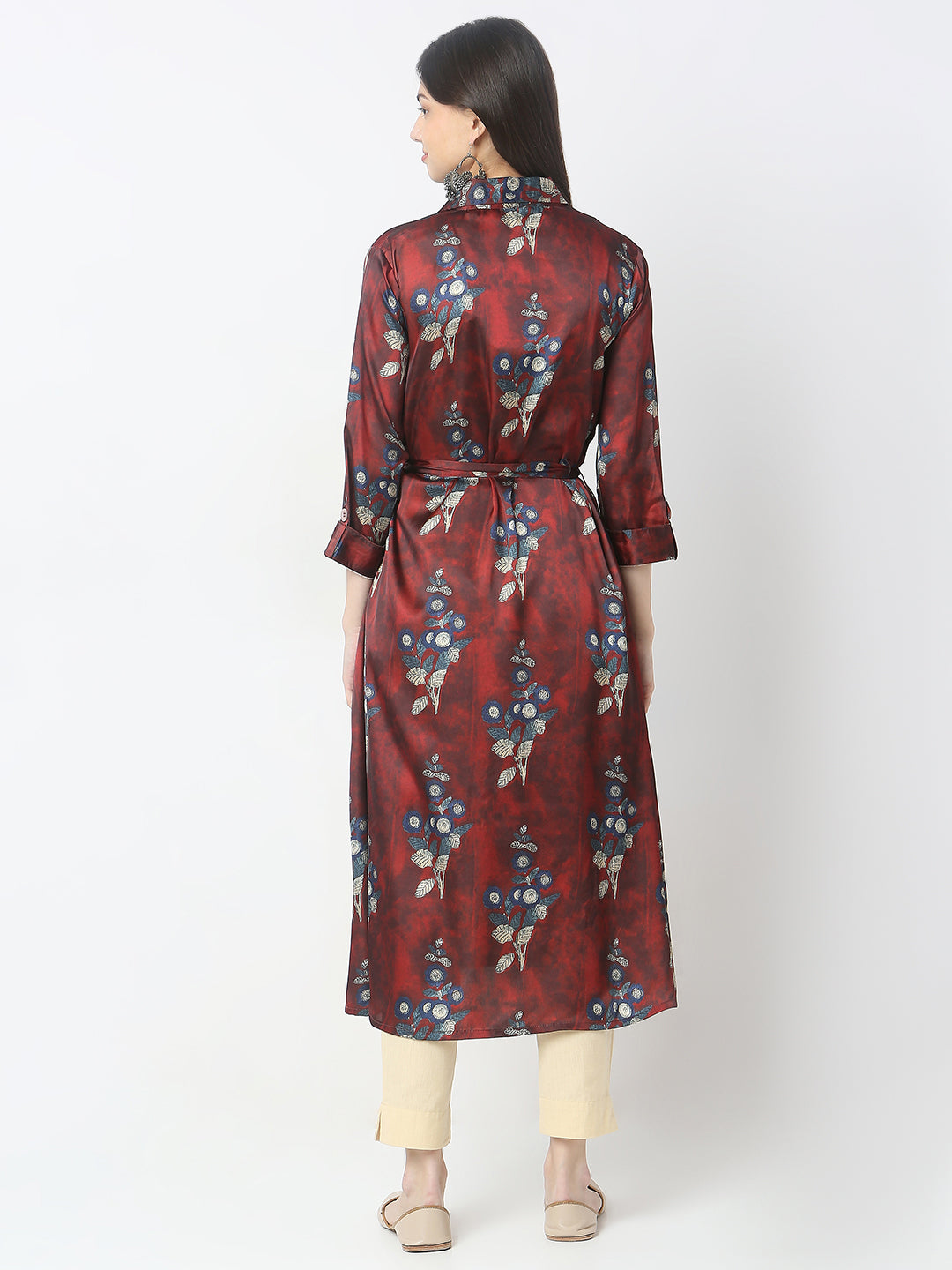 Straight Fit Printed Kurta