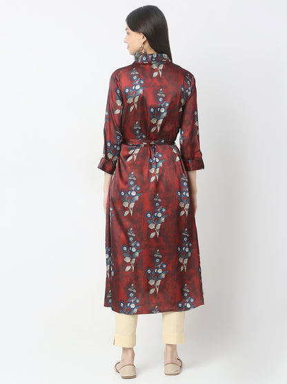 Straight Fit Printed Kurta