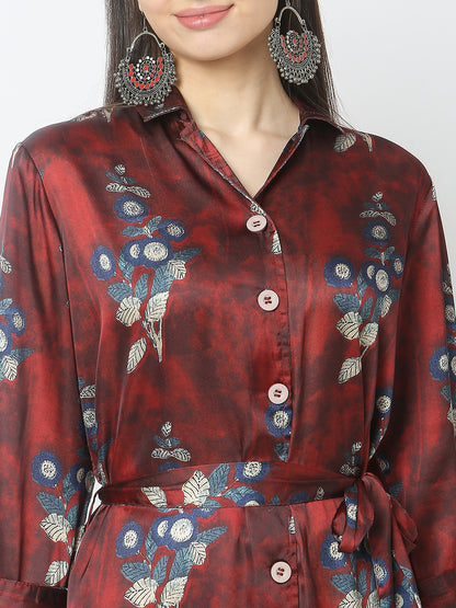 Straight Fit Printed Kurta