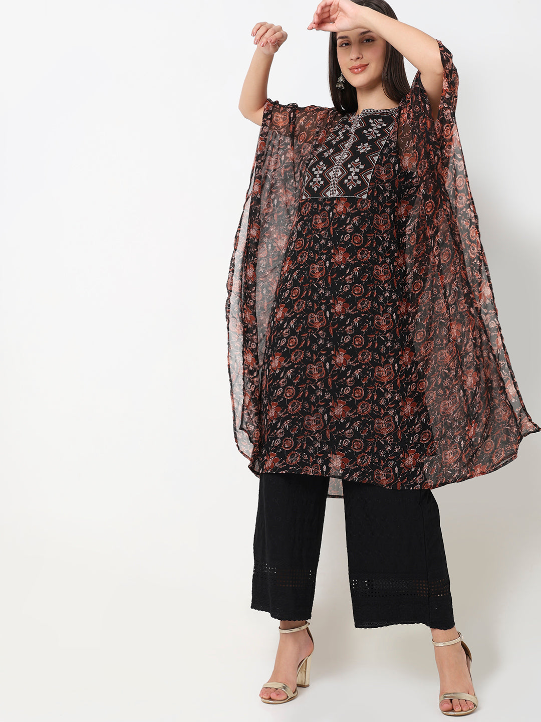 Straight Fit Printed Kurta