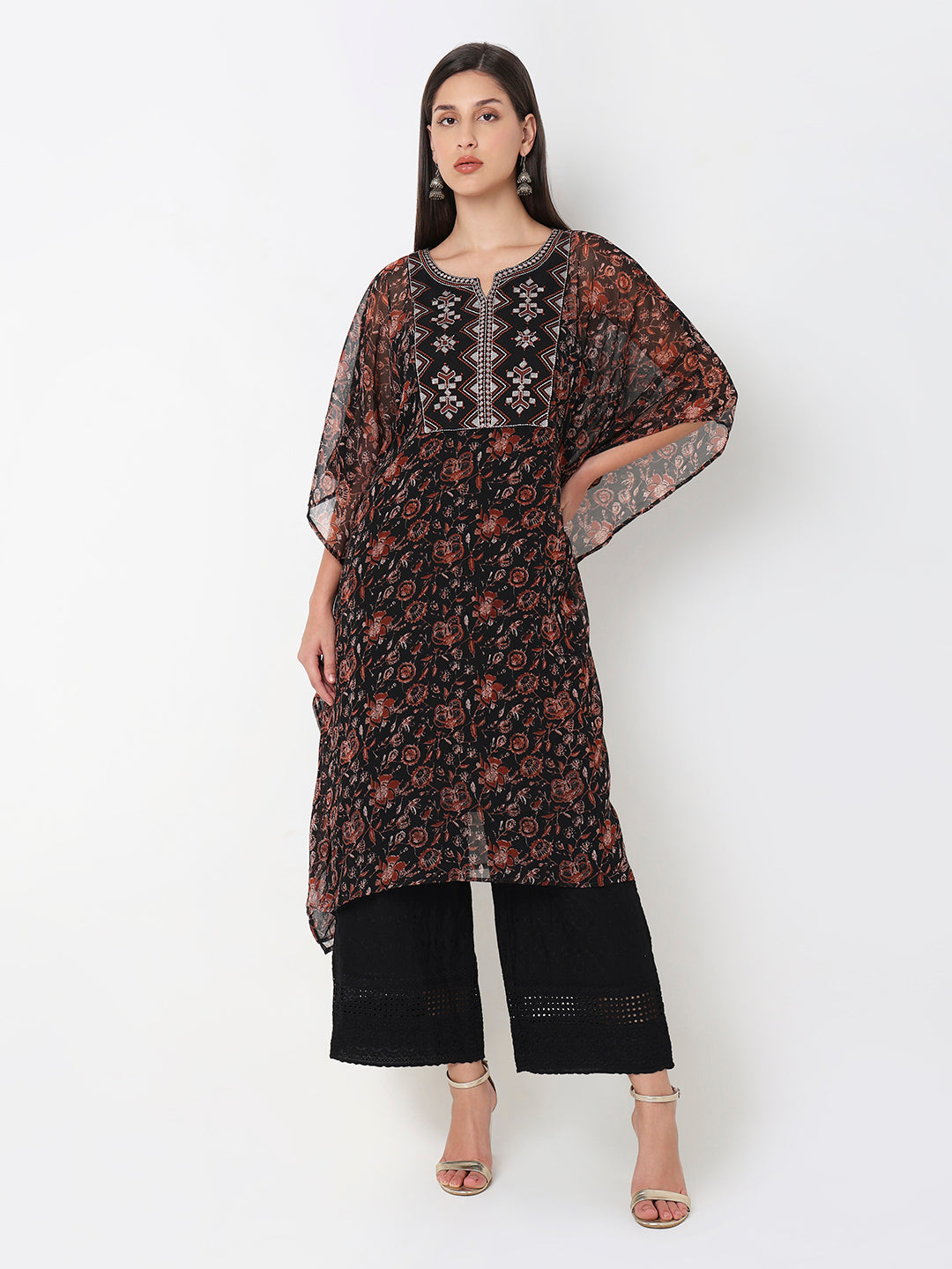 Straight Fit Printed Kurta
