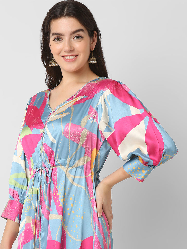 Flare Fit Printed Kurta