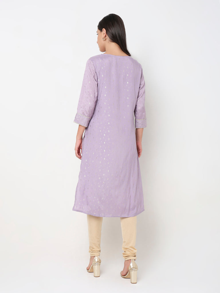 Flare Fit Embellished Kurta