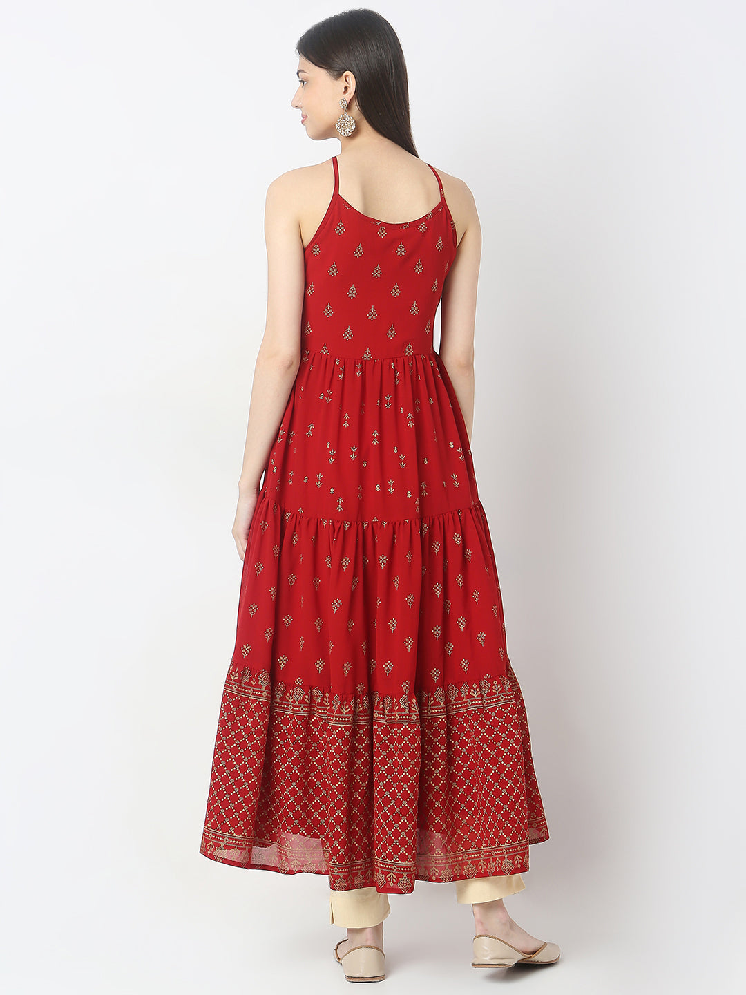 Flare Fit Printed Kurta