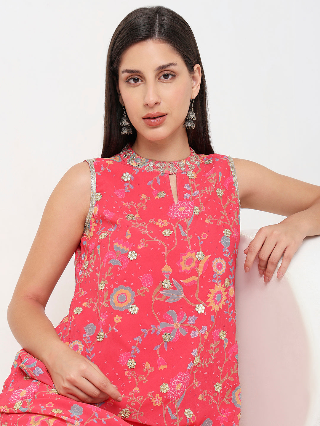 Straight Fit Printed Kurta