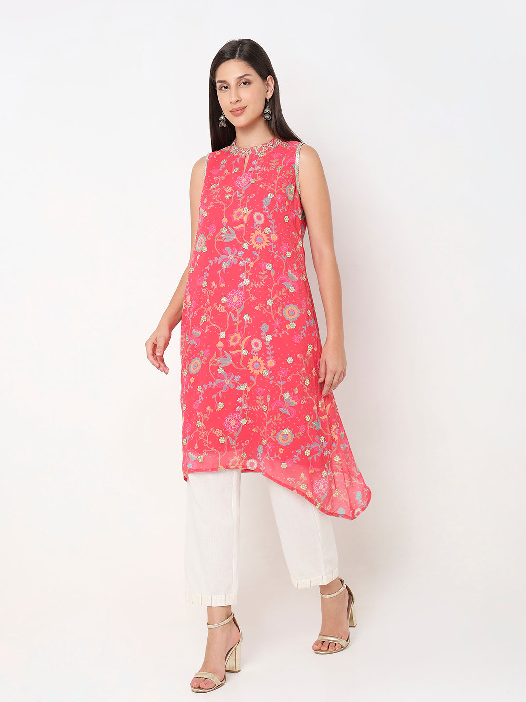 Straight Fit Printed Kurta