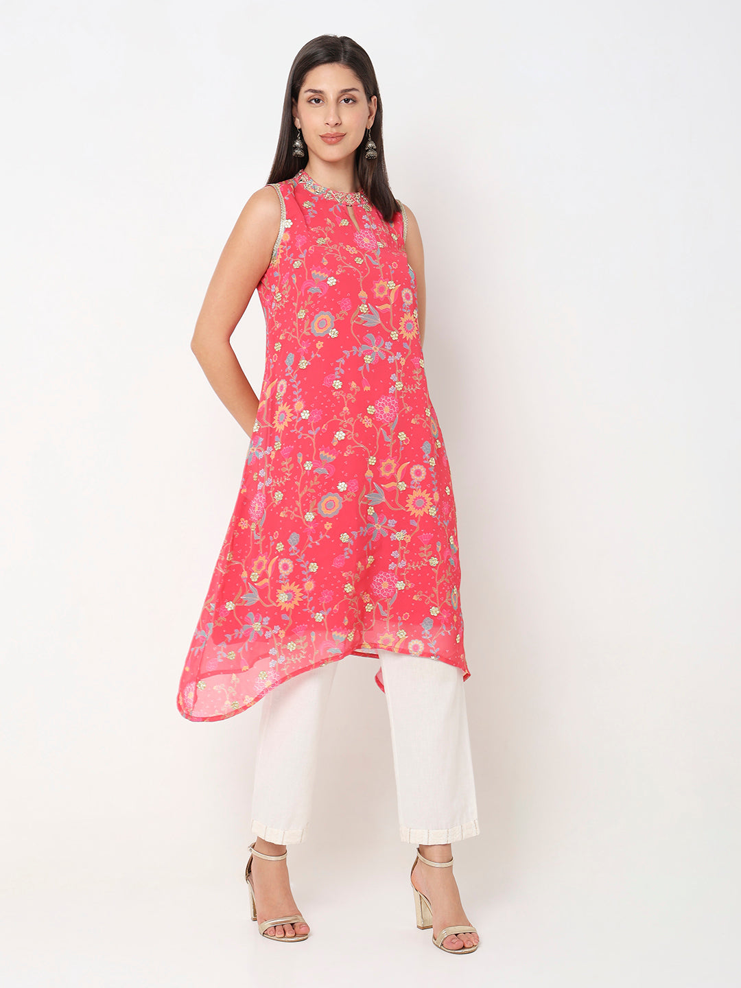 Straight Fit Printed Kurta