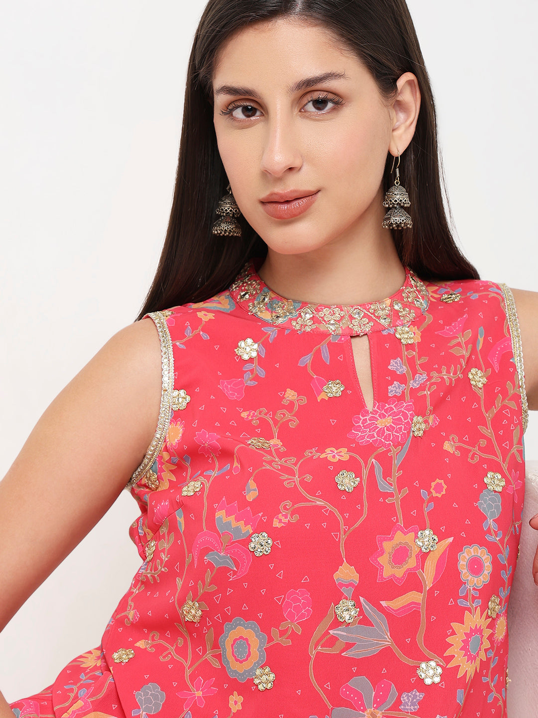 Straight Fit Printed Kurta