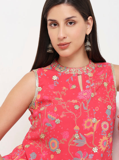 Straight Fit Printed Kurta