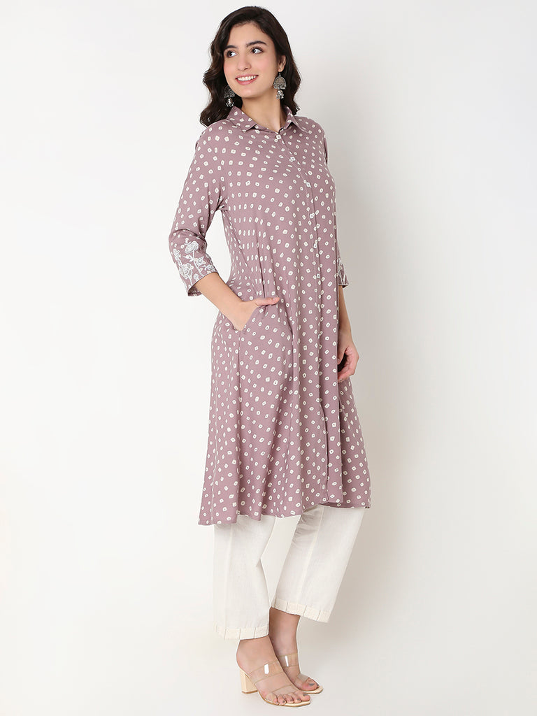 Regular Fit Printed Kurta