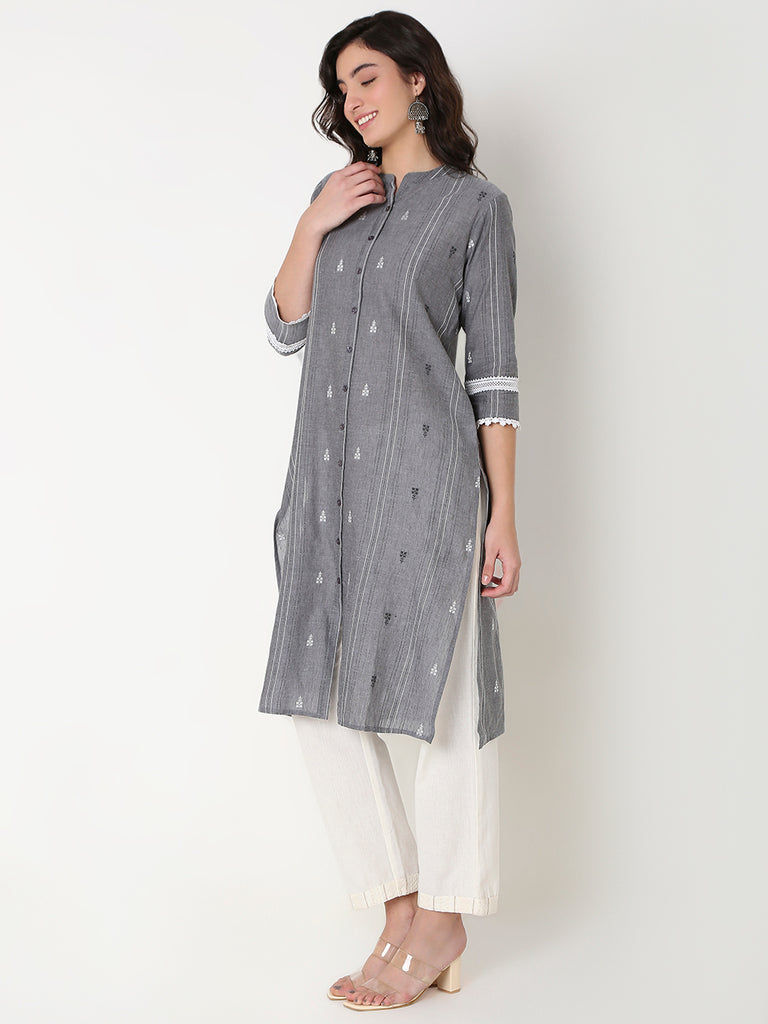 Regular Fit Solid Kurta