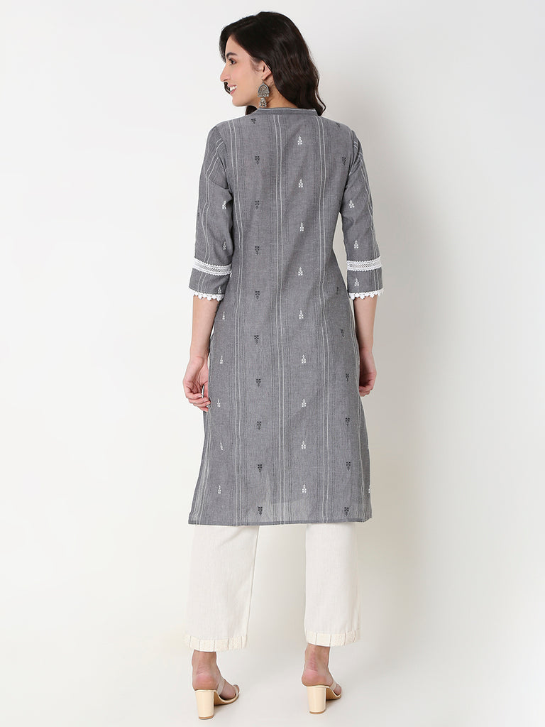 Regular Fit Solid Kurta