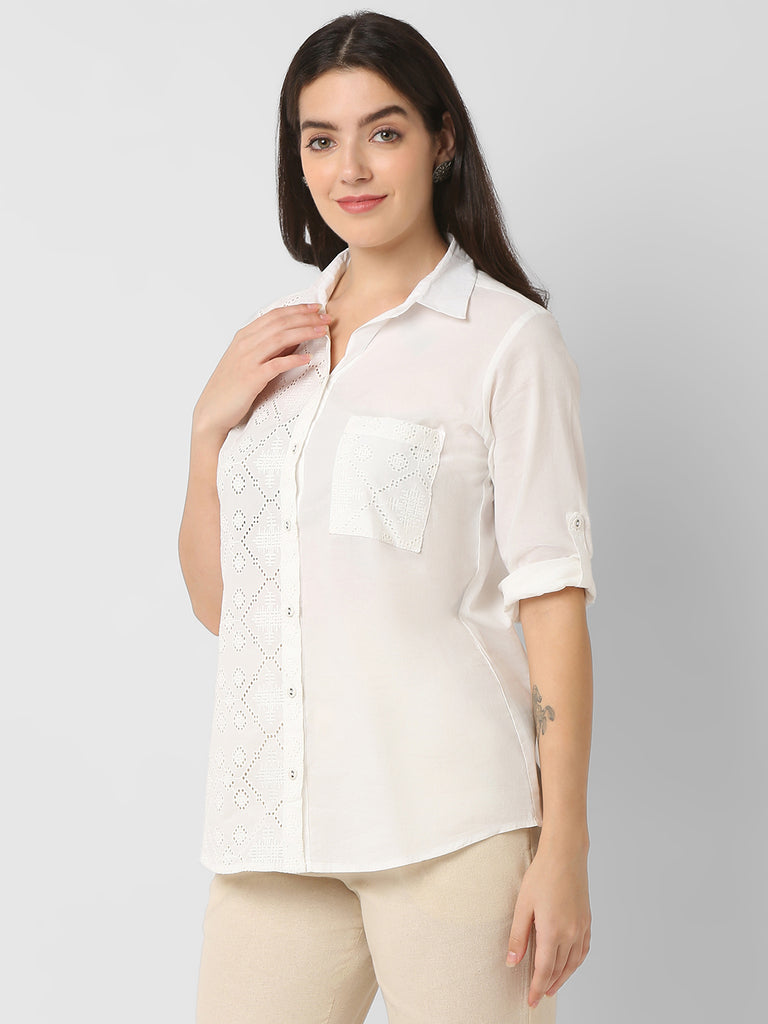 Regular Fit Solid Shirt