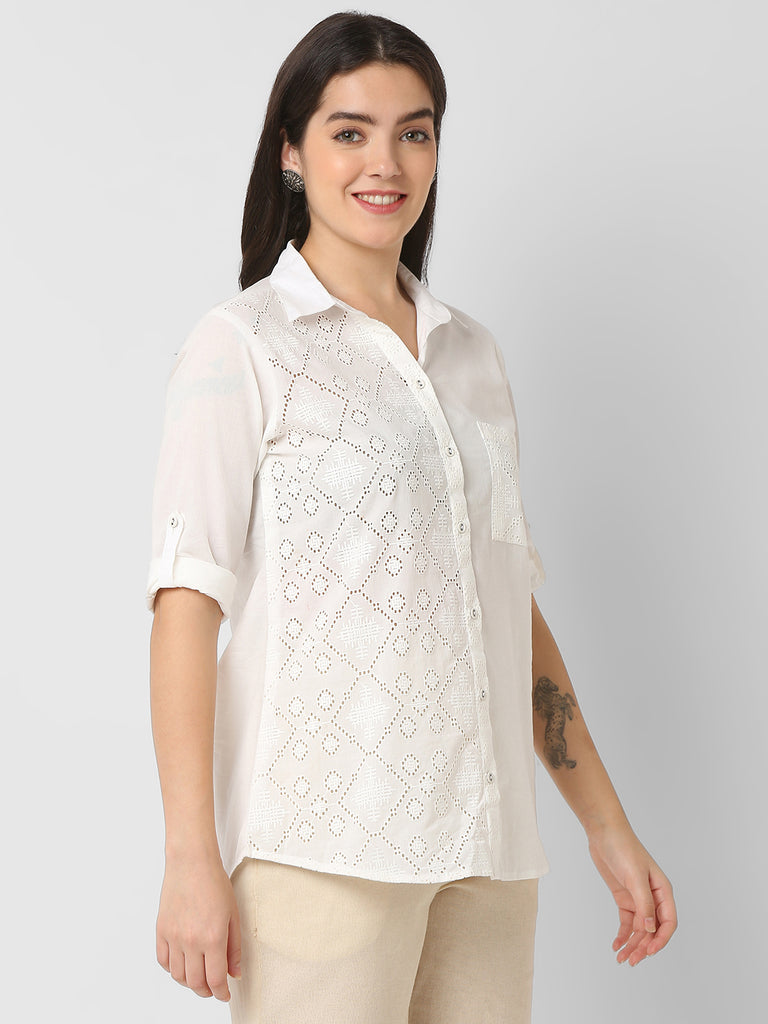 Regular Fit Solid Shirt