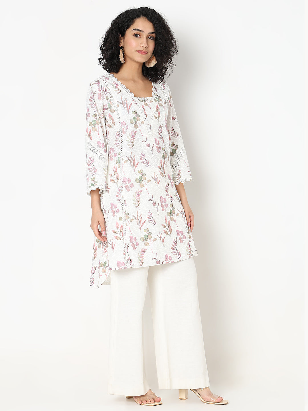 Straight Fit Printed Kurta