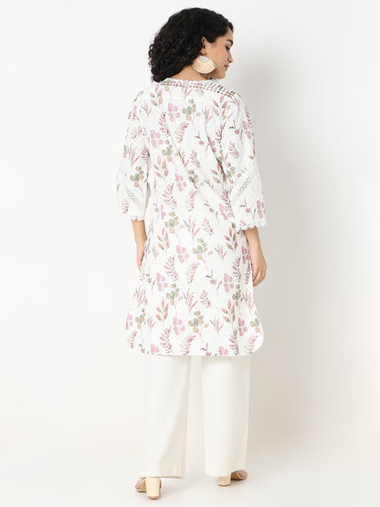 Straight Fit Printed Kurta
