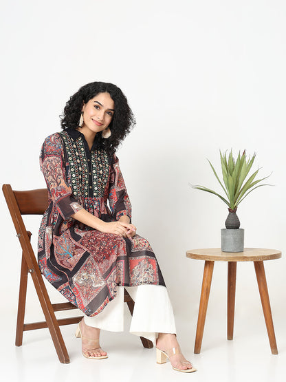 Regular Fit Printed Kurta
