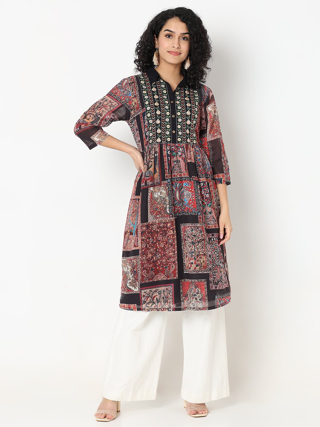 Regular Fit Printed Kurta