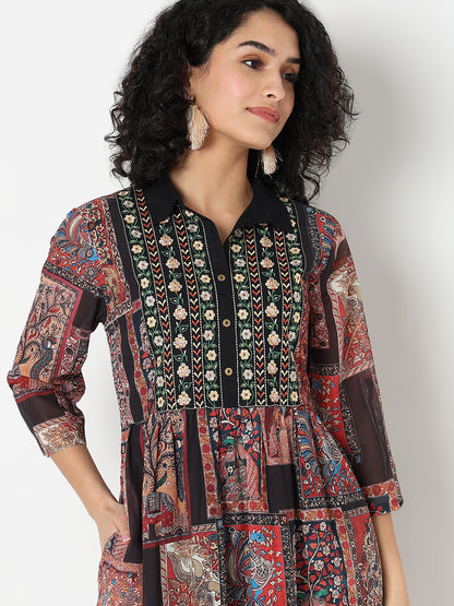 Regular Fit Printed Kurta
