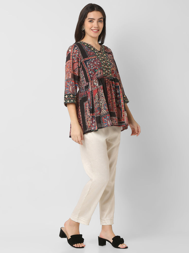 Regular Fit Printed Kurta