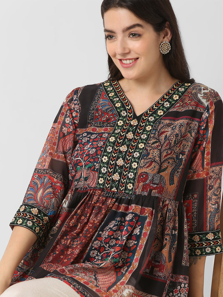 Regular Fit Printed Kurta