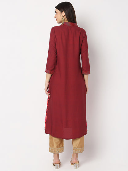 Regular Fit Printed A-Line Kurta