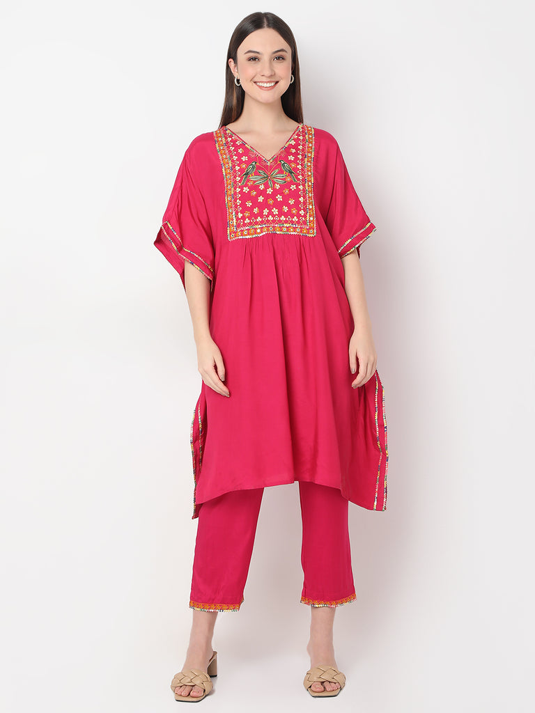 Straight Fit Printed Straight Kurta