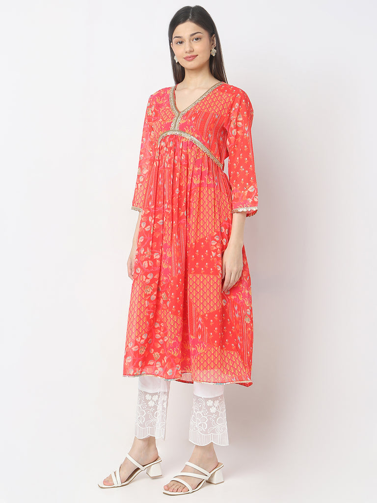 Regular Fit Printed Kurta