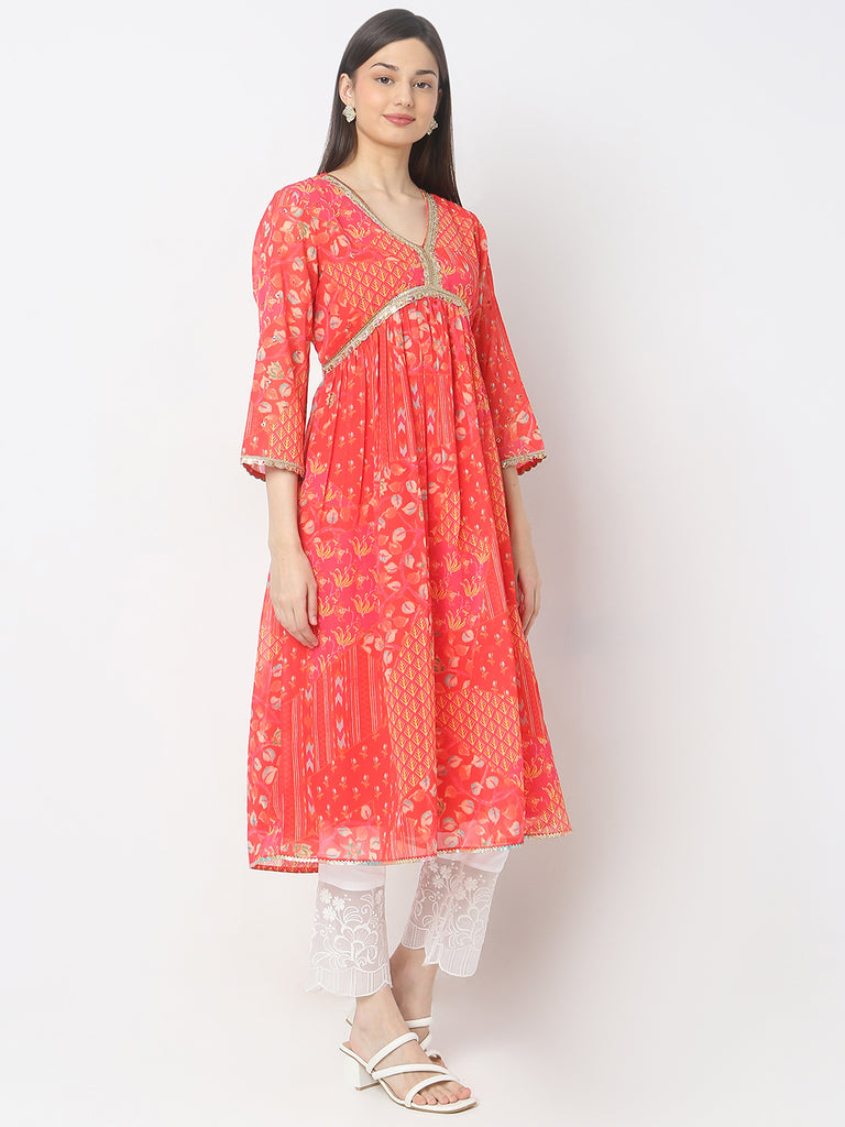 Regular Fit Printed Kurta