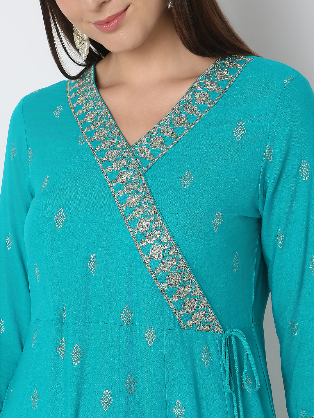 Flare Fit Printed Kurta