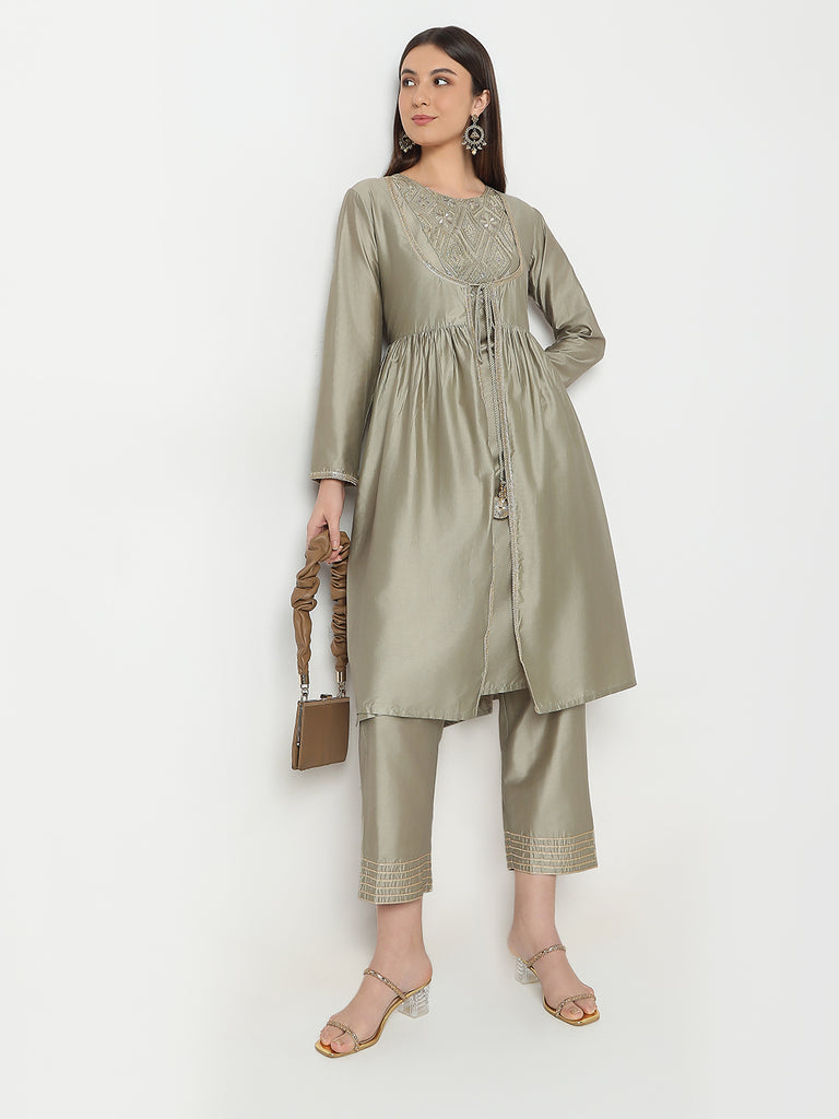 Regular Fit Solid Kurta