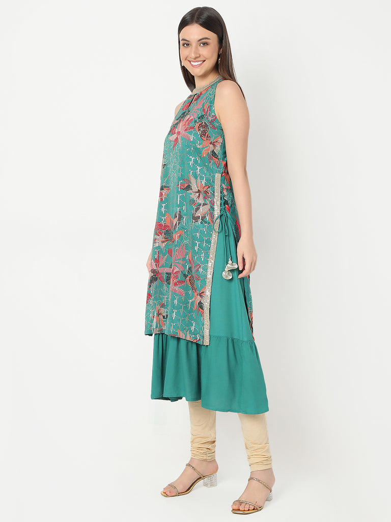 Regular Fit Embellished Kurta