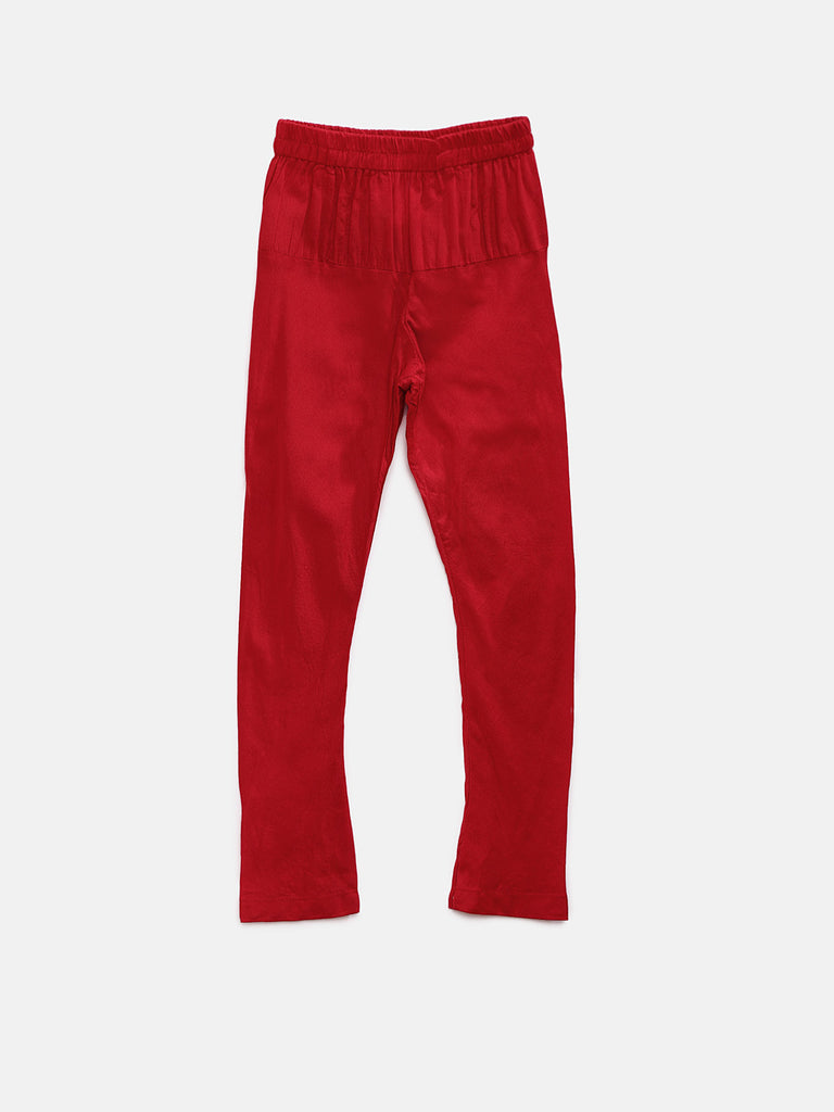 Kids Girls Kalidar Half Sleeve Mustard Skd