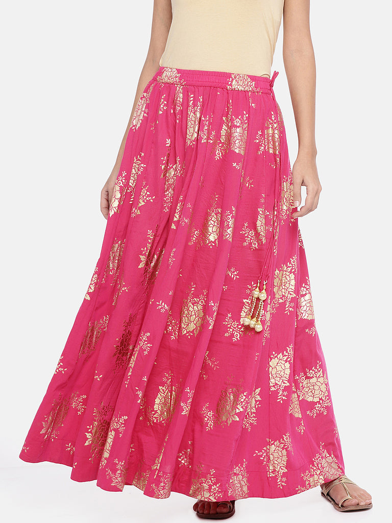 Women Skirt Fuchsia Skirt