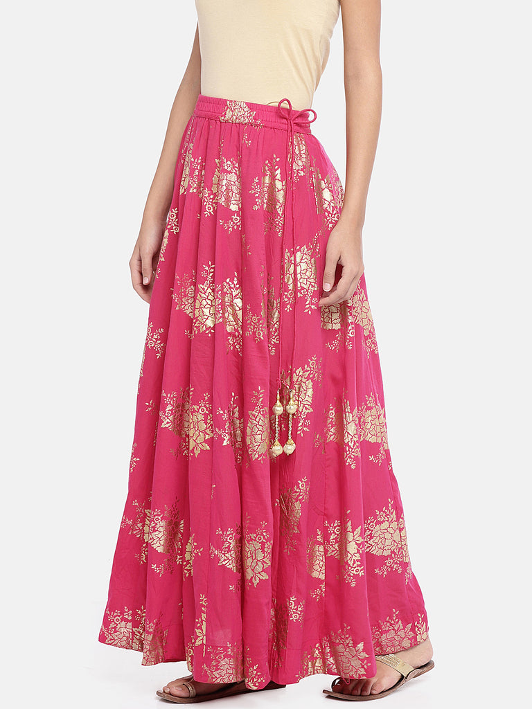 Women Skirt Fuchsia Skirt