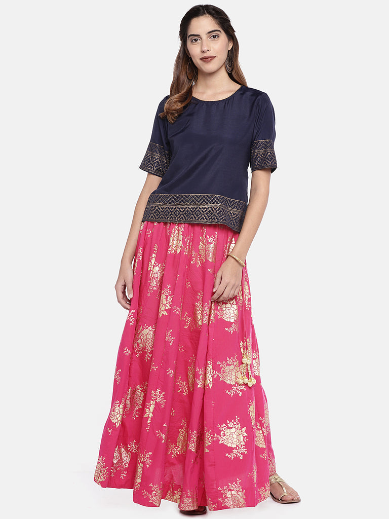 Women Skirt Fuchsia Skirt