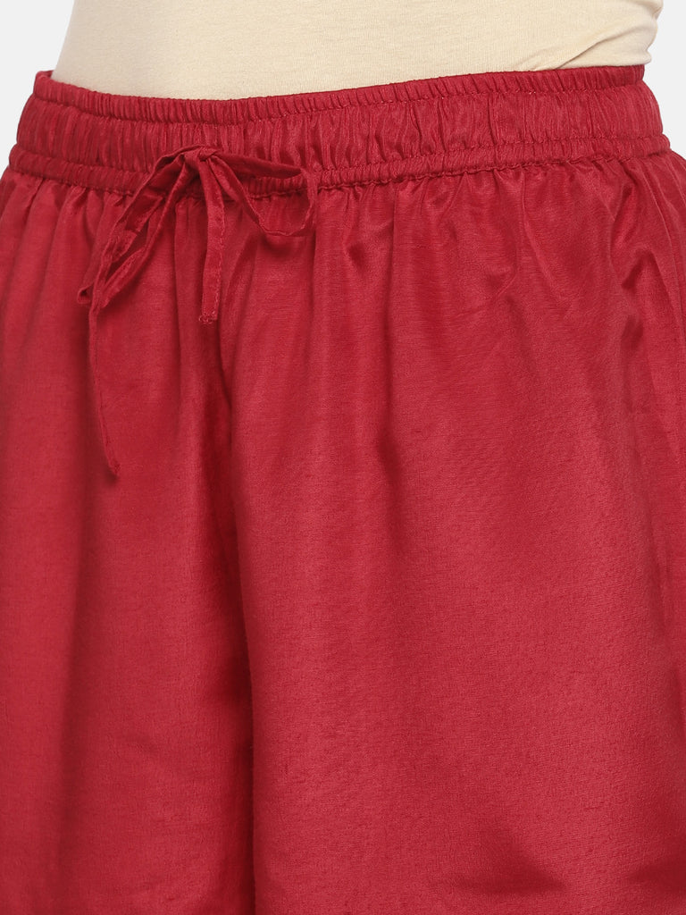 Women Regular Sleeveless Fuchsia Skd