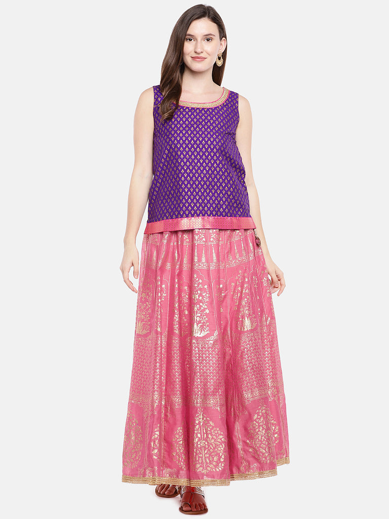 Women Skirt Peach Skirt