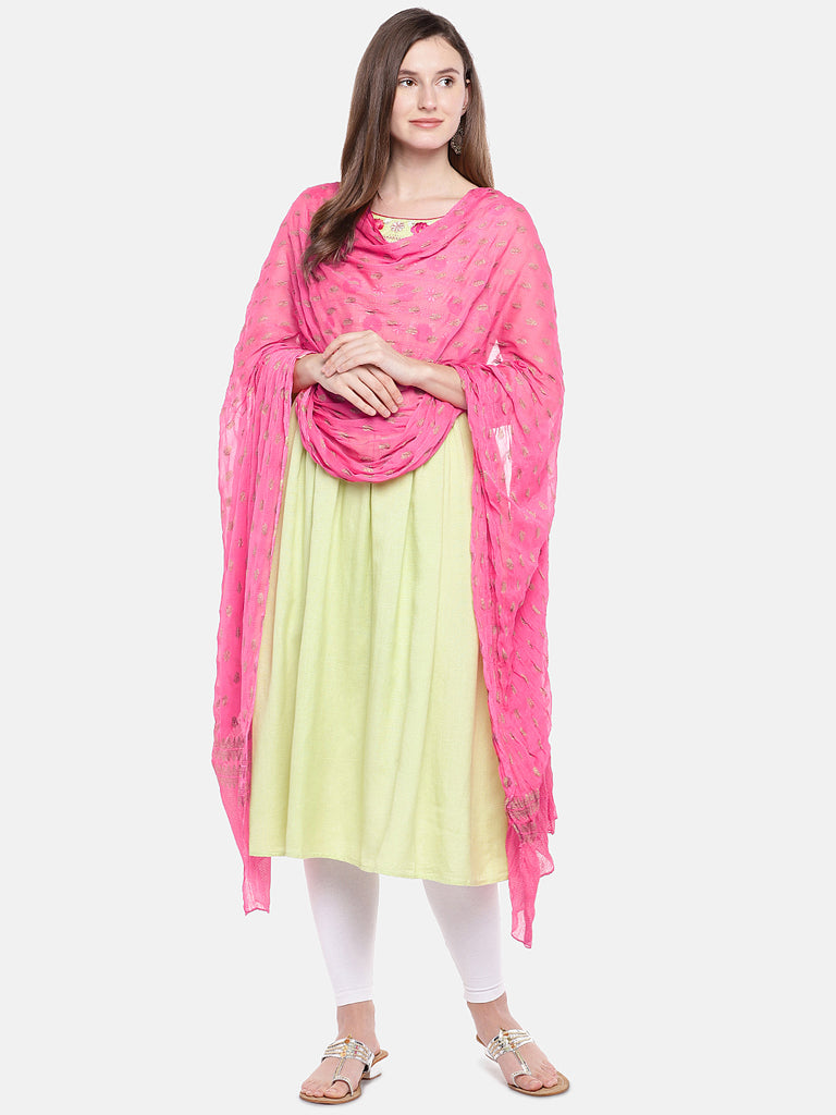 Core Women Coral Dupatta