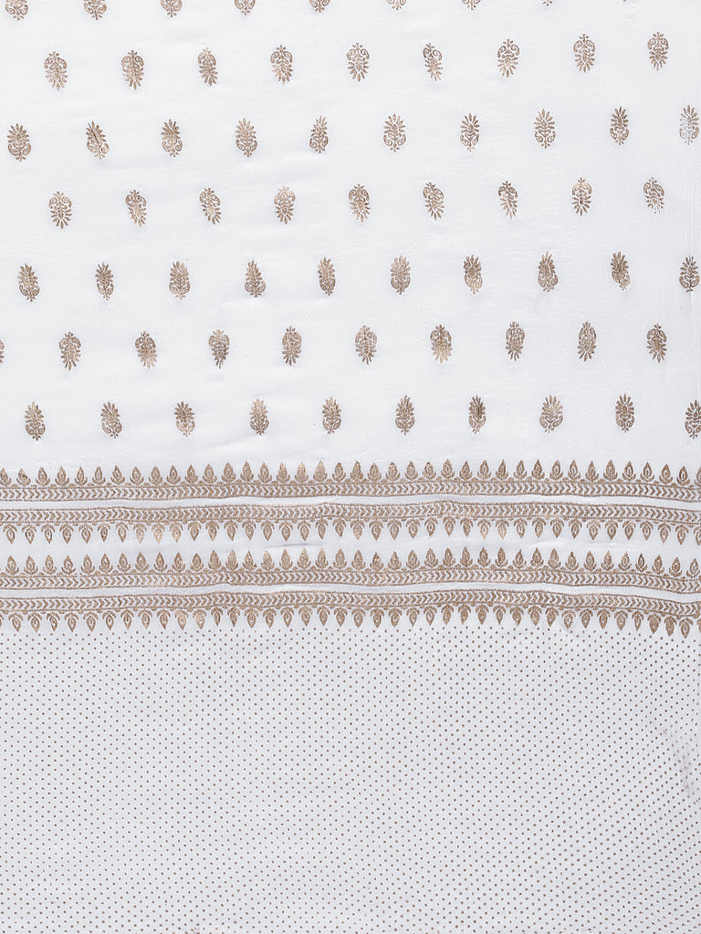 Core Women White Dupatta