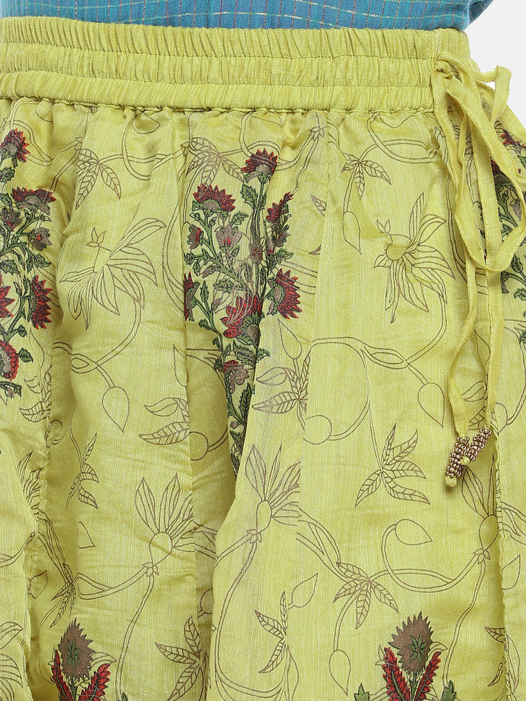 Women Kalidar Olive Skirt