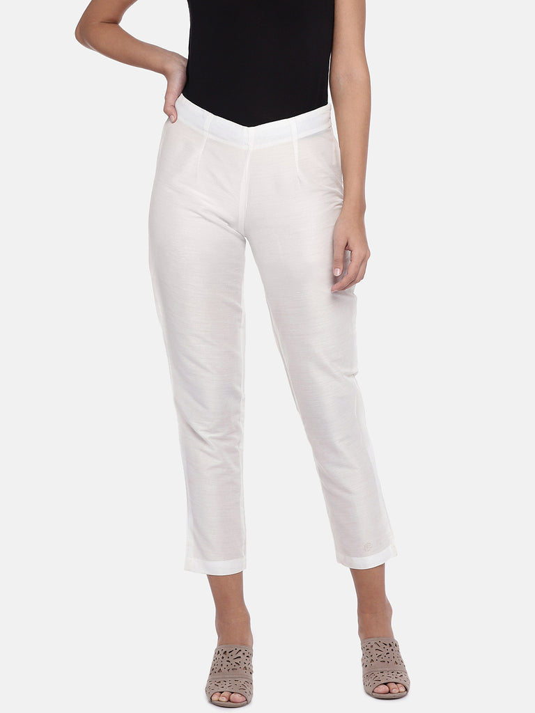 Women Pant Off White Pants