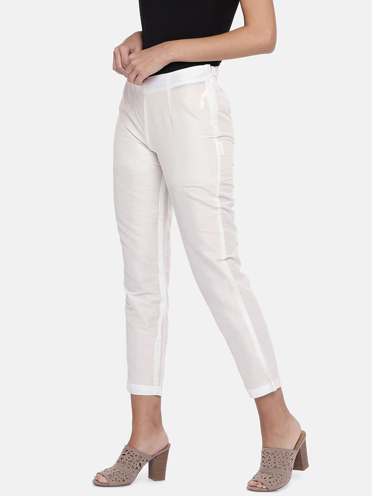 Women Pant Off White Pants