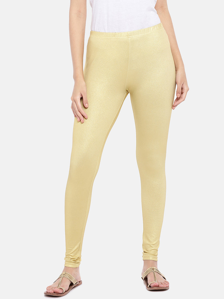 Core Women Gold Leggings